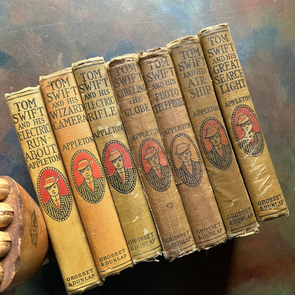 Vintage Tom Swift Book Set (7 Books) by Victor Appleton - Set Two