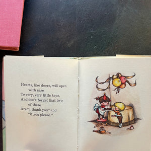 Set of Five vintage Joan Walsh Anglund gift books-friendship-love-educational-Valentine's Day Gift-view of an illustration from A Pocketful of Proverbs