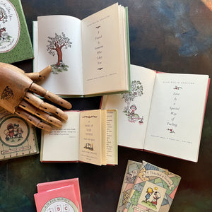 Set of Five vintage Joan Walsh Anglund gift books-friendship-love-educational-Valentine's Day Gift-view of the title pages