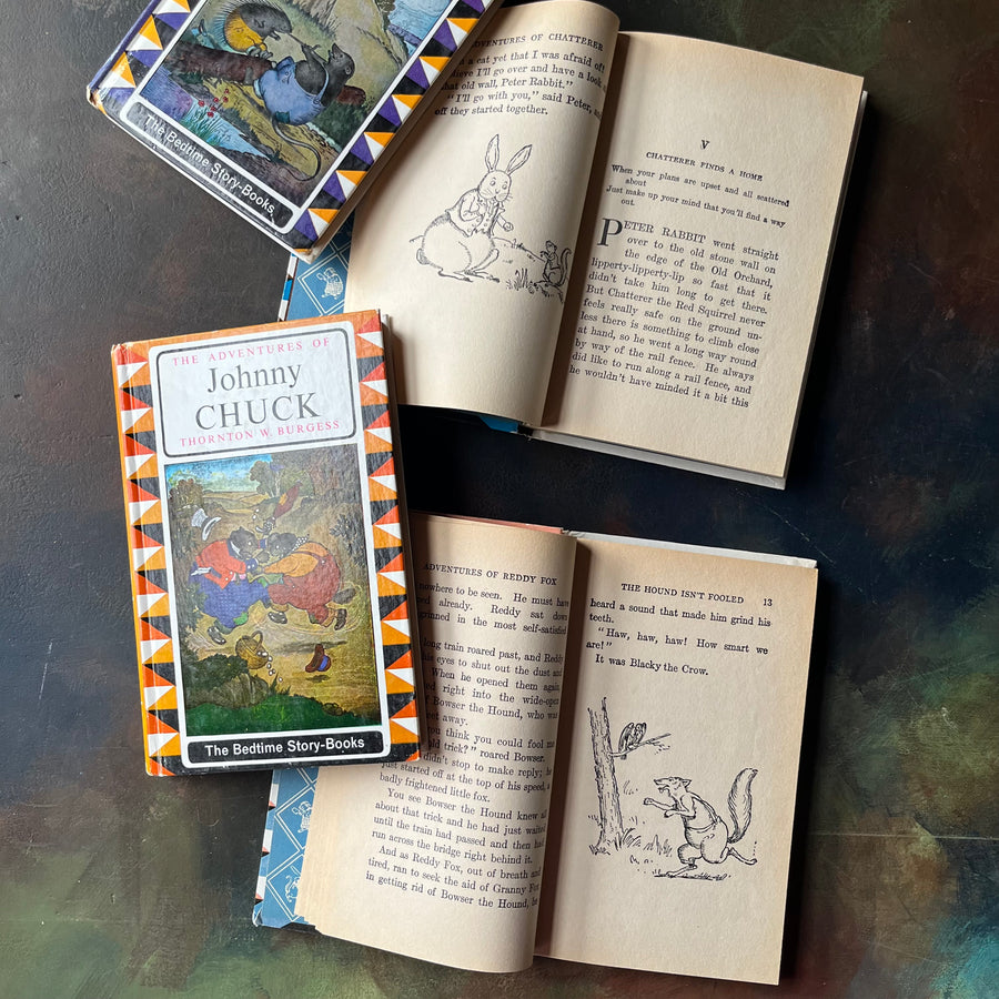 Chuckie Reddy The Bedtime Story-Books by Thornton W. Burgess - Set of Four - Log ...
