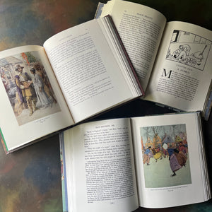 Set of Three 1980's Children's Classics Editions-Hans Brinker-Black Beauty-The Legend of Pocahontas-perfect read-aloud books-view of the illustrations