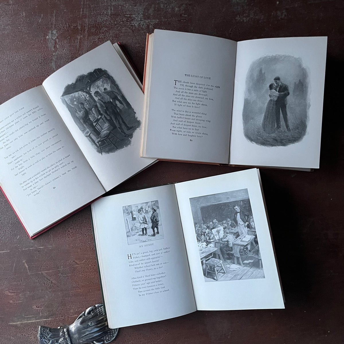 Set of Three James Whitcomb Riley Books: Riley Songs of Friendship, Ri ...