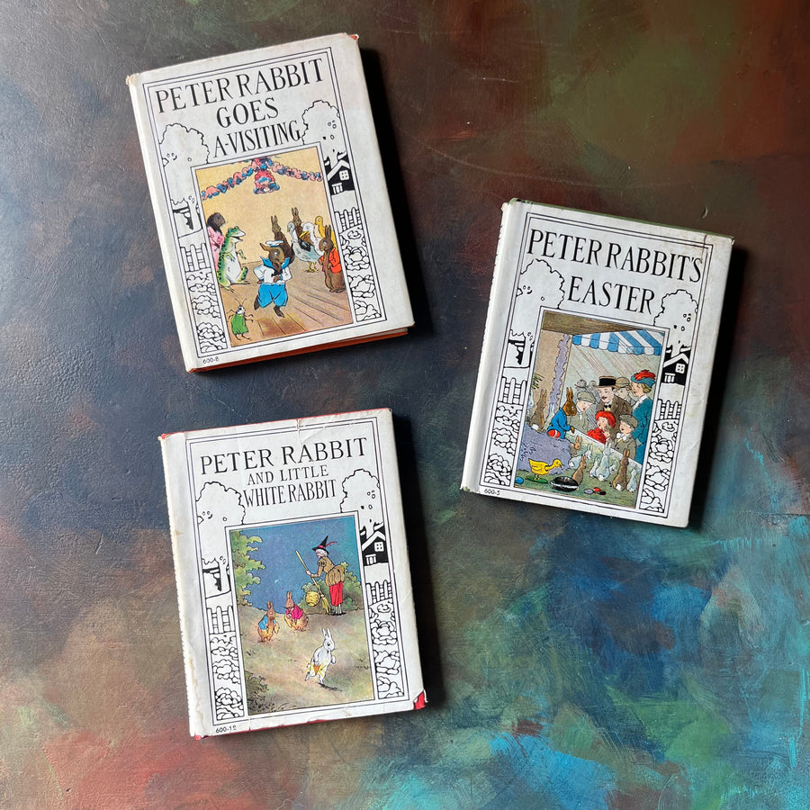 Peter Rbbit Books Set of Peter Rabbit Books by Linda Stevens Almond - Log Cabin Vintage
