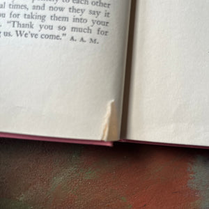 Set of Three Vintage Children's Books Written by A. A. Milne-Winnie The Pooh-The House at Pooh Corner-When We Were Very Young-view of a small page tear in  When We Were Very Young