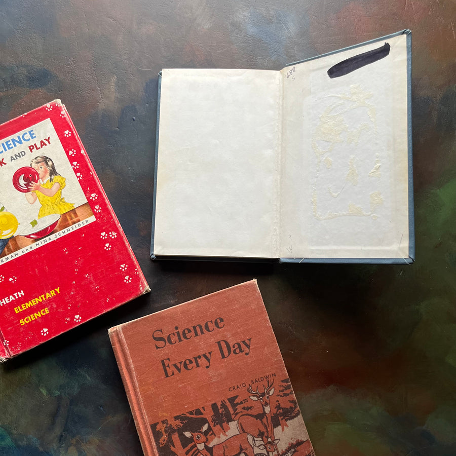Vintage School Science Book Set: Science Every Day, Science Fun with M ...