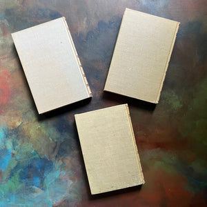 Signature Series Book Set-vintage children's history books-Marco Polo-Custer-Mozart-view of the back covers