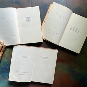 Signature Series Book Set-vintage children's history books-Marco Polo-Custer-Mozart-view of the copyright & dedication pages