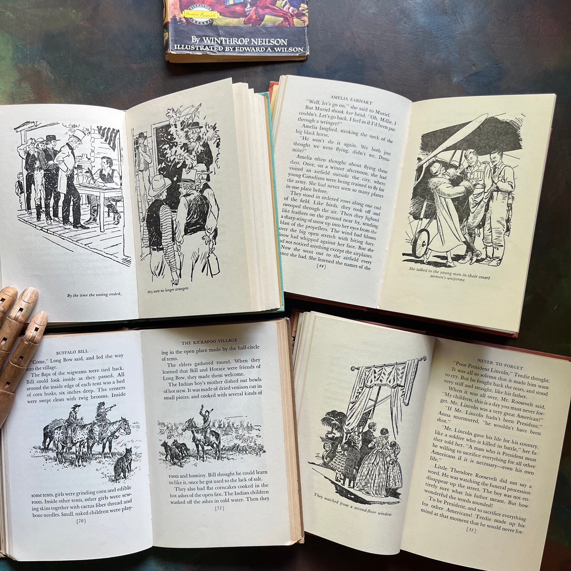 Signature Series Children’s History Book Set - Log Cabin Vintage