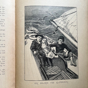 Sunny Hours-antique children's book of short stories & poems-view of the illustrations
