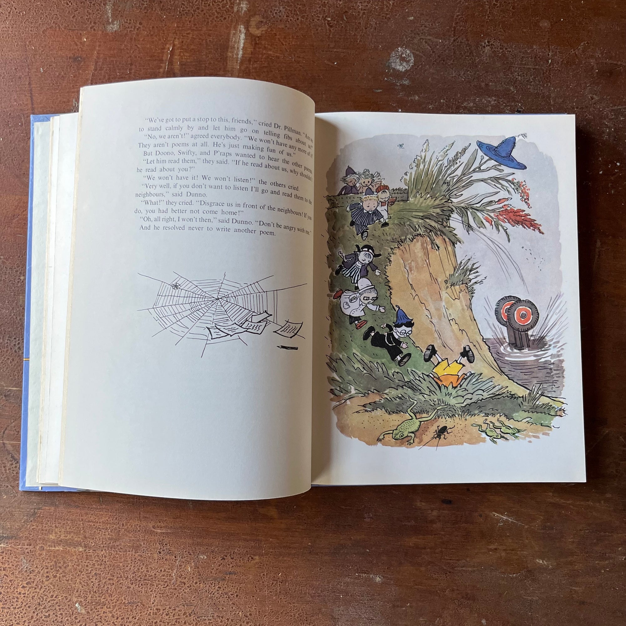 The Adventures of Dunno and His Friends written by Nikolai Nosov-vintage Russian children's book-view of the illustrations