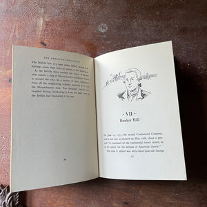 vintage children's history book, vintage chapter book, living history book, Landmark Series Book - Landmark Series:  The American Revolution written by Bruce Bliven, Jr. with illustrations by Albert Orbaan - view of the illustrations