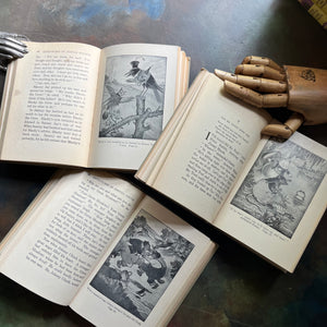 The Bedtime Story-Books written by Thornton Burgess with illustrations by Harrison Cady-The Adventures of Mr. Mocker-The Adventures of Johnny Chuck-The Adventures of Old Mr. Toad-vintage children's animal stories-read aloud favorites-view of the illustrations