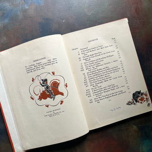 The Book of Cowboys written & illustrated by Holling C. Holling-living book-wild west-cowboy history-US expansion west-living history book-view of the copyright, dedication & content information