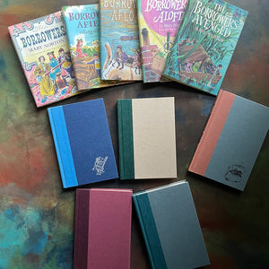 The Borrower's Complete Set written by Mary Norton-classic children's books-read aloud chapter books-view of the front covers