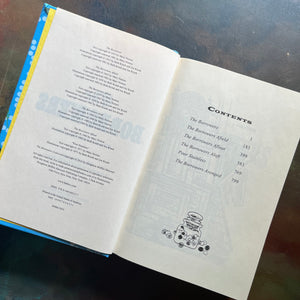 The Borrowers Collection written by Mary Norton with illustrations by Beth & Joe Krush-five complete books-anthology-vintage children's books-view of the copyright and contents pages