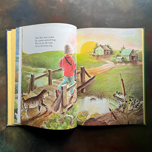 -The Boy With a Drum by David L. Harrison-Illustrated by Eloise Wilkin-A Golden Book Favorite-oversized Golden Book-view of the illustrations by Eloise WIlkin