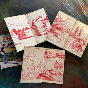 The Children of All Lands Stories Book Set-The Wee Scotch Piper-Little Greta of Denmark-The Little Dutch Tulip Girl-living history books-foreign countries-view of the inside covers