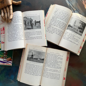 The Children of All Lands Stories Book Set-The Wee Scotch Piper-Little Greta of Denmark-The Little Dutch Tulip Girl-living history books-foreign countries-view of the photographs taken by the author