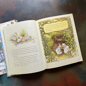 The Complete Brambly Hedge written and illustrated by Jill Barklem-vintage children's picture book-If You Love Beatrix Potter-view of the illustrations - note the corner fold on the bottom right-hand corner