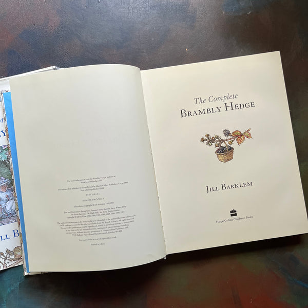 The Complete Brambly Hedge by Jill Barklem - Log Cabin Vintage