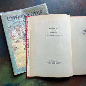 The Copper-Toed Boots written and illustrated by Marguerite de Angeli-first edition-vintage children's biography-chapter book-view of the copyright page