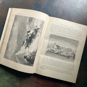 The Countries of the World written by Reverand Robert Brown-published by Cassell and Company-antique world history book-view of the illustrations