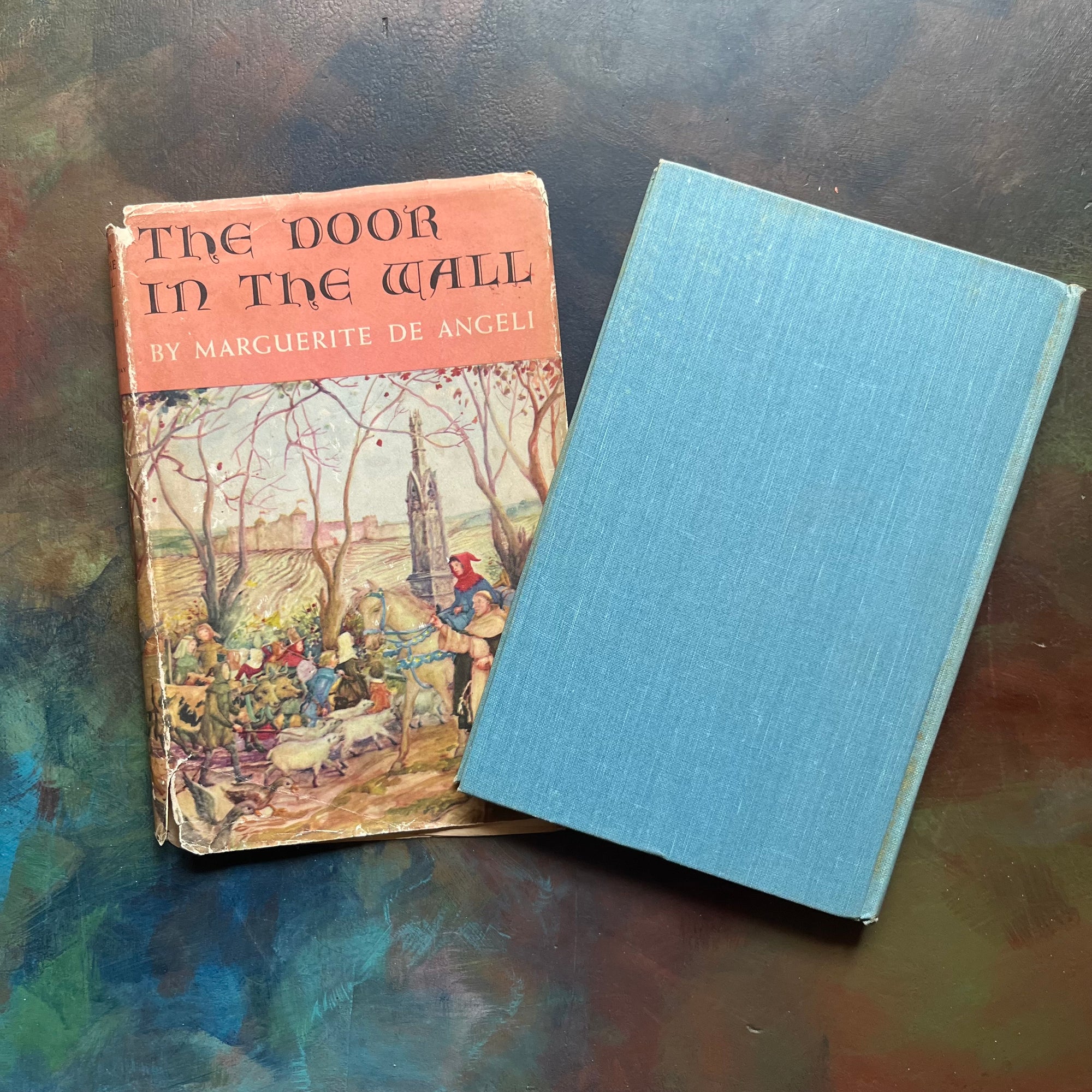 The Door in the Wall Written by Marguerite de Angeli-1950 Newbery Award Winning Book-vintage children's chapter book-view of the back cover