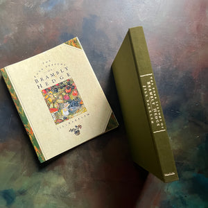 The Four Seasons of Brambley Hedge-written and illustrated by Jill Barklem-classic picture book anthology-read-aloud favorite-homeschool-favorite-view of the spines