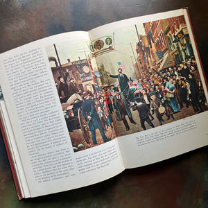 The Golden Book of America-Stories from our Country's Past-Heritage Magazine-US History for Children-America250-view of the illustration samples found within the pages