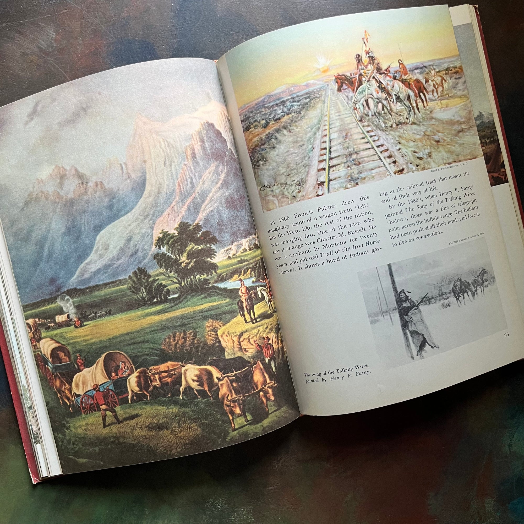 The Golden Book of America-Stories from our Country's Past-Heritage Magazine-US History for Children-America250-view of the samples of illustrations found within the pages of the book