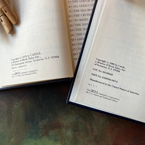 The Jack London Library 2 Volume Set-Tales of the North-Stories of Adventure-Books in Sleeve-Classic American Literature-Gift Book Set-view of the copyright pages