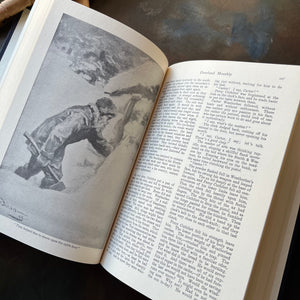 The Jack London Library 2 Volume Set-Tales of the North-Stories of Adventure-Books in Sleeve-Classic American Literature-Gift Book Set-view of an illustration within the pages