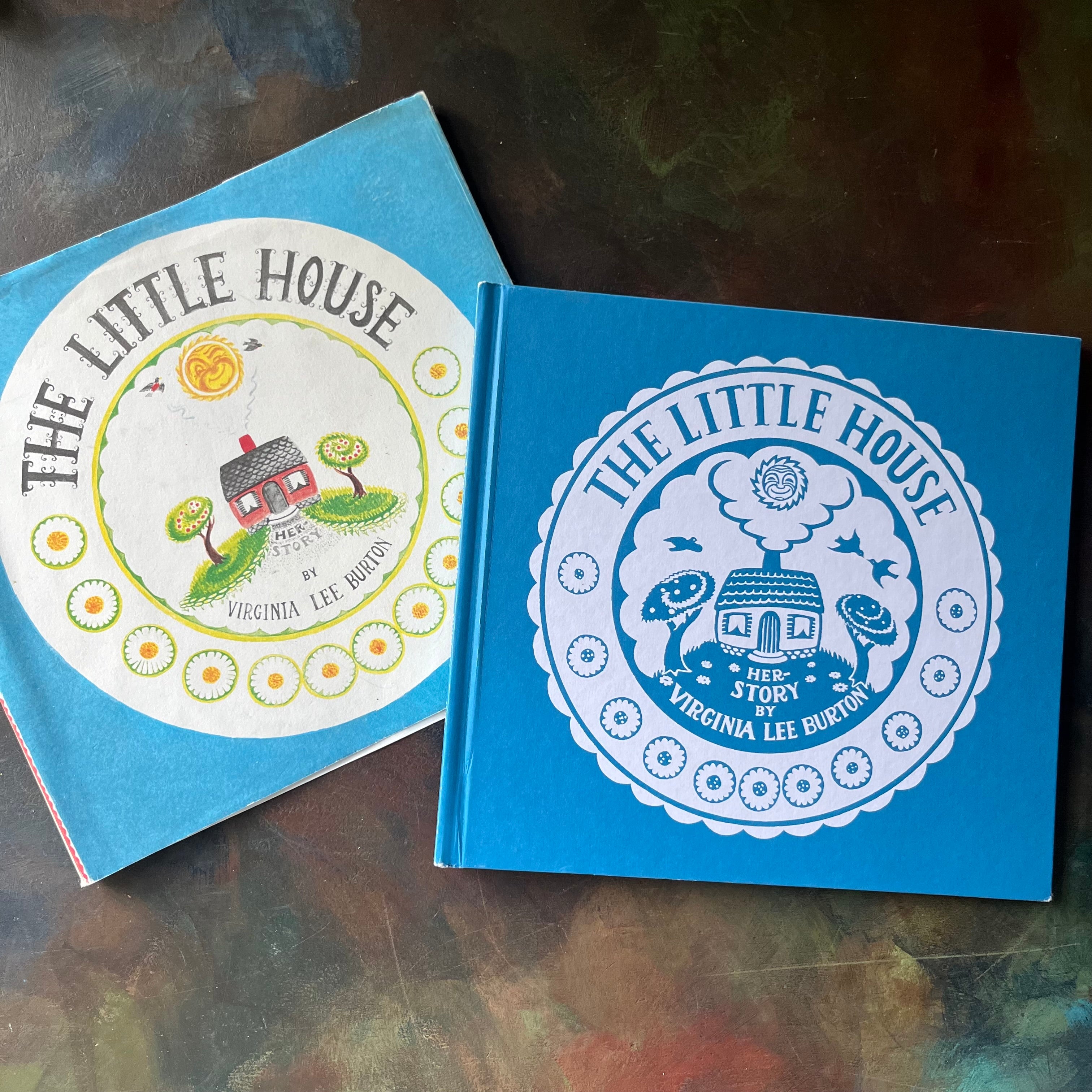 The Little House written & illustrated by Virginia Lee Burton-vintage children's picture book, Caldecott Award Winning Book-view of the front cover
