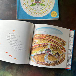 The Little House written & illustrated by Virginia Lee Burton-vintage children's picture book, Caldecott Award Winning Book-view of the illustrations
