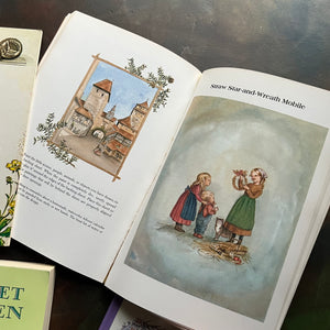 The Little Princess-The Secret Garden-First Poems-More Prayers-Old Fashioned Gifts-Tasha Tudor-vintage children's classics-children's books-view of the illustrations in Old-Fashioned Gifts