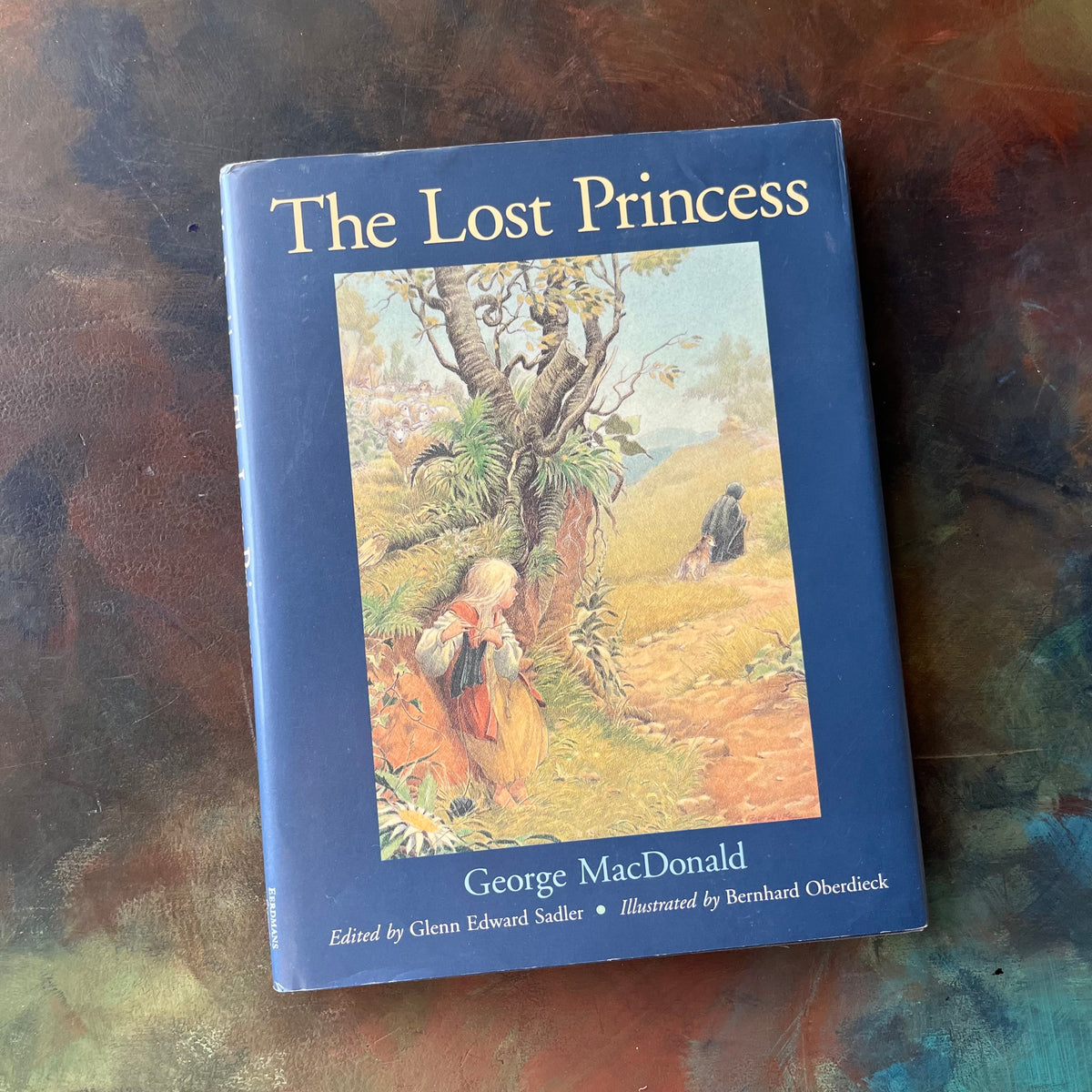 The Lost Princess written by George MacDonald with illustrations by Bernhard Oberdieck-vintage fairy tales-living children's book-must have homeschool reading-view of the dust jacket's front cover