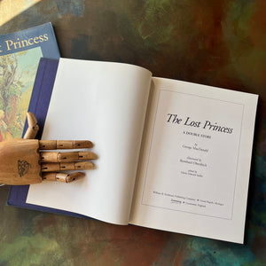 The Lost Princess written by George MacDonald with illustrations by Bernhard Oberdieck-vintage fairy tales-living children's book-must have homeschool reading-view of the title page