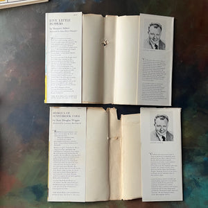 The Macmillan Classics-The Adventures of Pinocchio, Five Little Peppers and Rebecca of Sunnybrook Farm-classic children's stories-children's books-view of two of the dust jacket's inside flaps