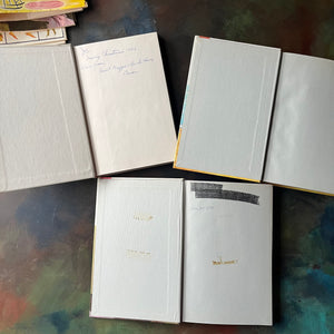 The Macmillan Classics-The Adventures of Pinocchio, Five Little Peppers and Rebecca of Sunnybrook Farm-classic children's stories-children's books-view of the inside covers