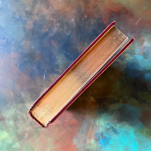 The Man in the Iron Mask by Alexandre Dumas-Trident Press International Leatherbound Collectible Edition-classic literature-gift book-view of the gilt foredges