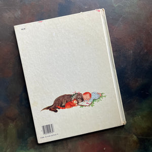 The Night Before Christmas written by Clement C. Moore with illustrations by Gyo Fujikawa illustrations-Grosset & Dunlap Publishers Edition-vintage children's Christmas picture book-view of the back cover
