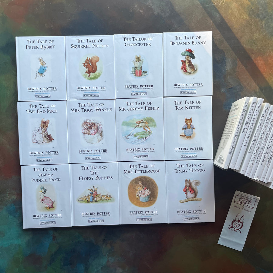 The Peter Rabbit Complete 23 Book Library by Beatrix Potter - Log Cabin ...