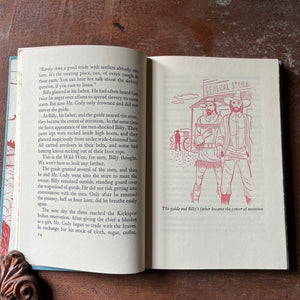 vintage children's book, vintage history book, biography, The Real Book About Series - The Real Book About Buffalo Bill by Adolph Regli with illustrations by Robert J. Lee - view of the illustrations