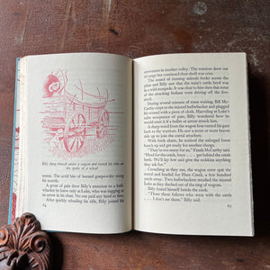 vintage children's book, vintage history book, biography, The Real Book About Series - The Real Book About Buffalo Bill by Adolph Regli with illustrations by Robert J. Lee - view of the illustrations
