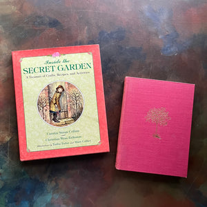 The Secret Garden by Frances Hodgson Burnett-Tasha Tudor Illustrations-Inside The Secret Garden A Treasury of Crafts, Recipes & Activities-view of the front covers