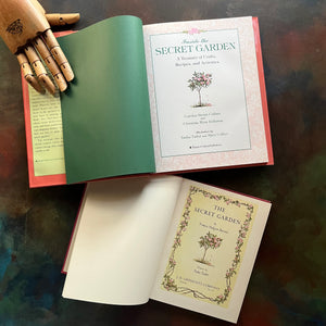 The Secret Garden by Frances Hodgson Burnett-Tasha Tudor Illustrations-Inside The Secret Garden A Treasury of Crafts, Recipes & Activities-view of the title pages