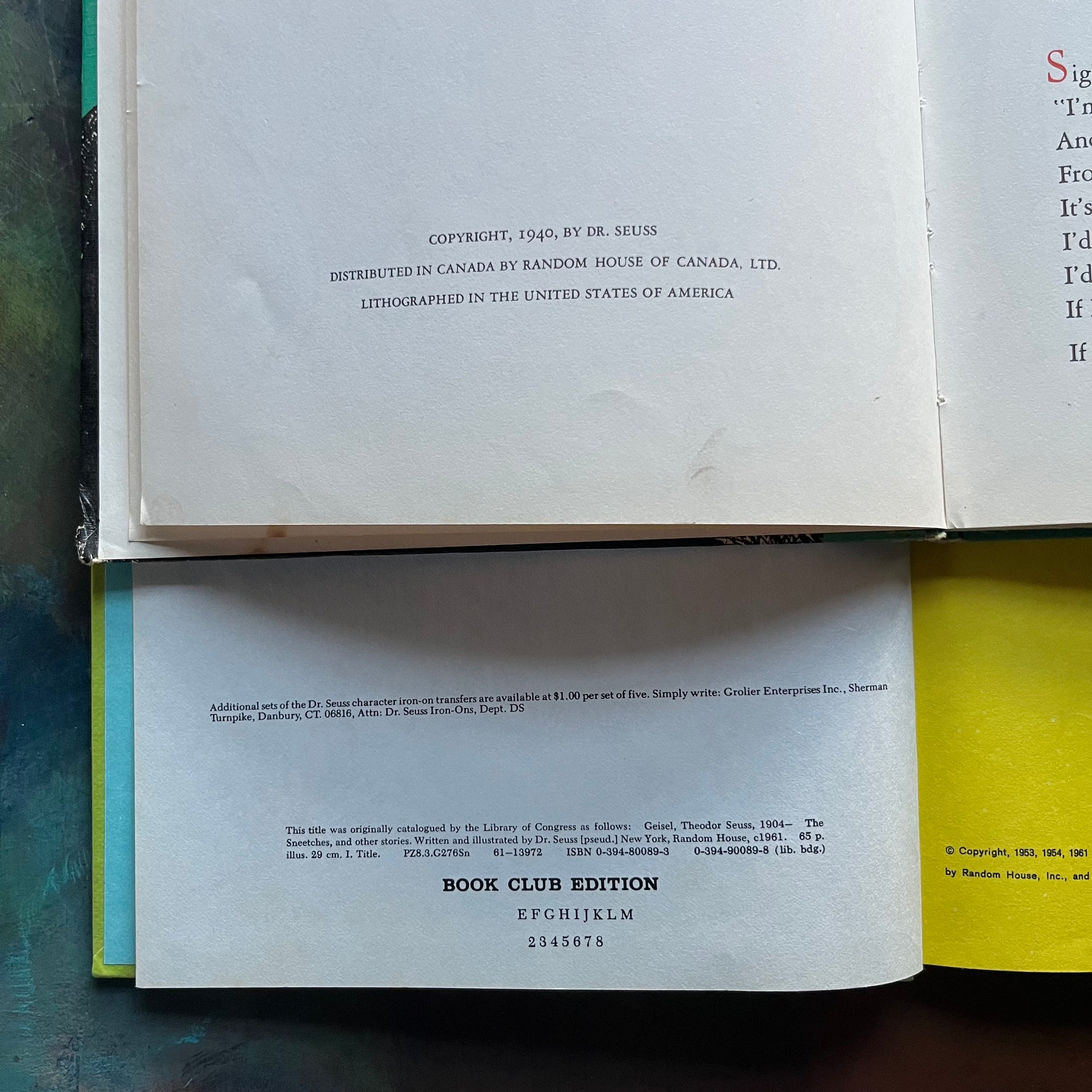 The Sneetches & Other Stories and Horton Hatches the Egg by Dr. Seuss