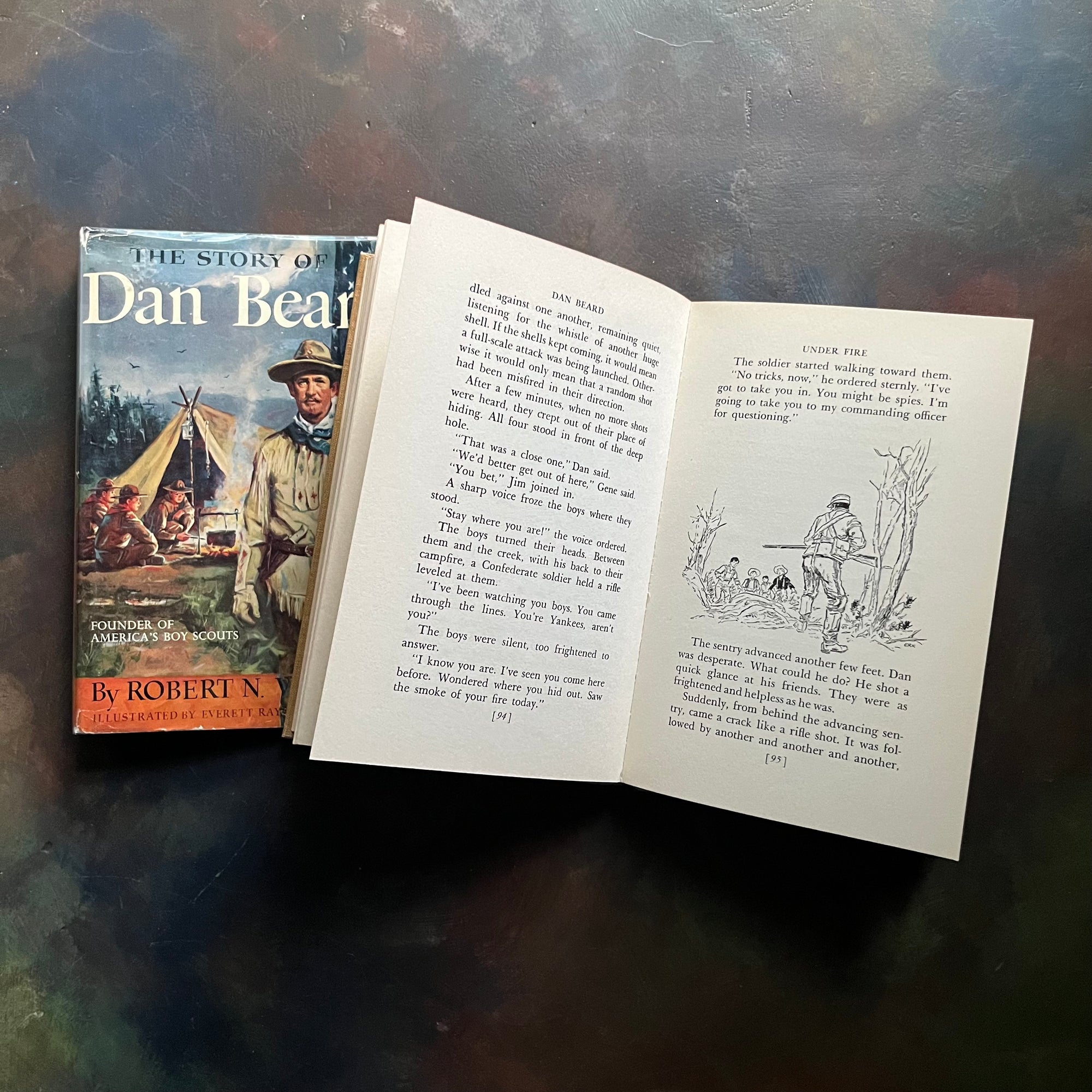 The Story of Dan Brown A Signature Series Children's Chapter Book by Robert N. Webb - view of the illustrations
