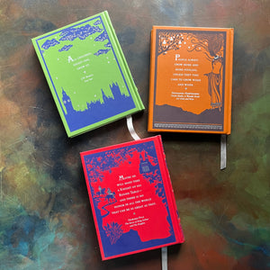 The Story of King Arthur and His Knights-Peter Pan-Greek Myths A Wonder Book for Girls and Boys-Barnes and Noble Leatherbound Collectible Classic Editions-view of the back covers