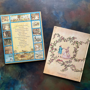 The Tasha Tudor Book of Fairy Tales & Tasha Tudor's Bedtime Book-classic children's stories-view of the back covers